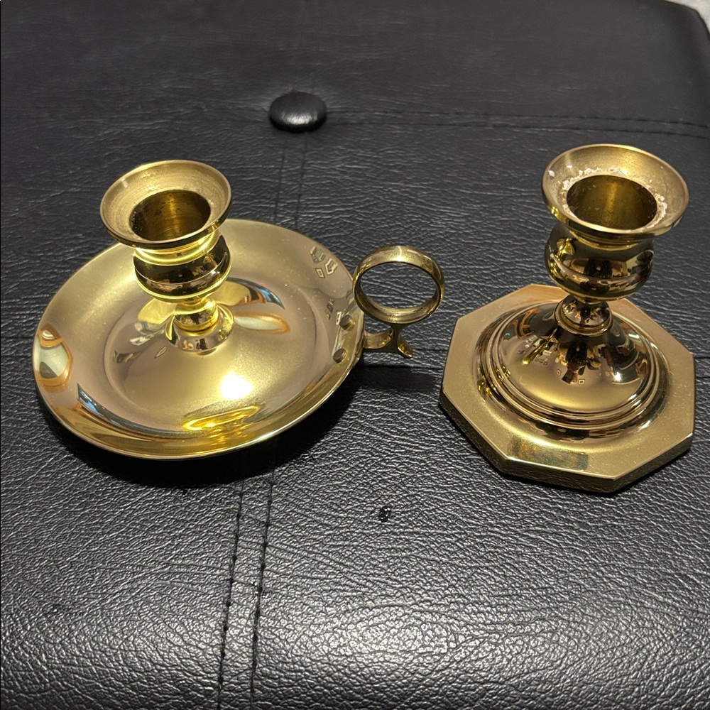 Baldwin‎ Gold Candle Holders